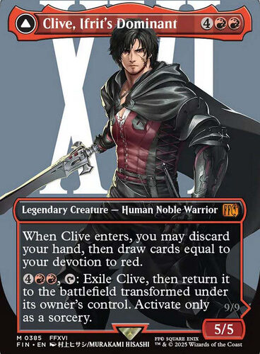 Clive, Ifrit's Dominant // Ifrit, Warden of Inferno (#385) FINAL FANTASY