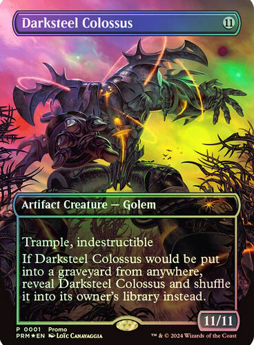 Darksteel Colossus (Magic Academy) Promo Foil