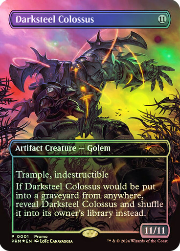 DarksteelColossusMA__06541 (1) Darksteel Colossus (Magic Academy) Promo Foil