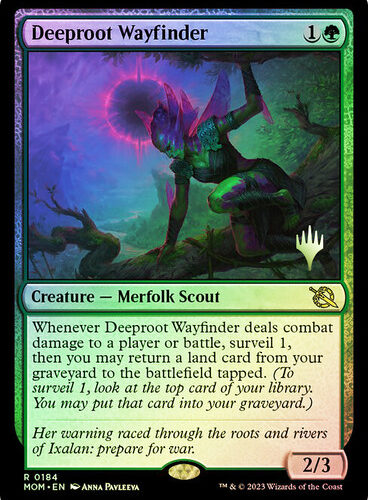 Deeproot Wayfinder March of the Machine Promo Foil