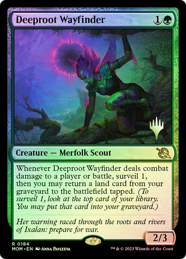 Deeproot Wayfinder March of the Machine Promo Foil