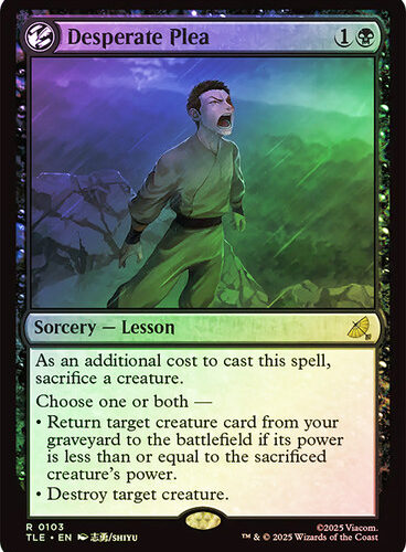 Desperate Plea Avatar: The Last Airbender Eternal Foil