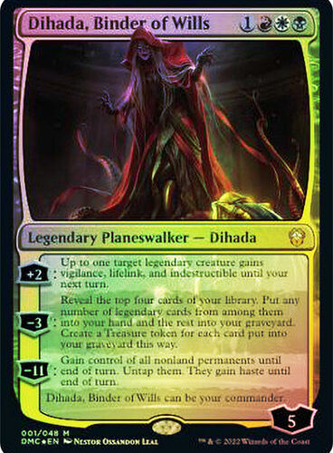 Dihada, Binder of Wills Dominaria United Commander Foil