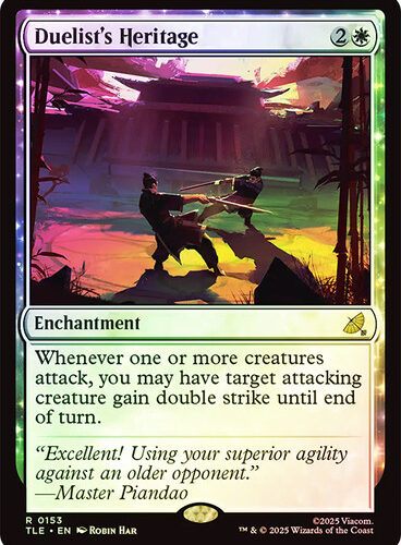 DuelistsHeritage__38518 Duelist's Heritage Avatar: The Last Airbender Eternal Foil