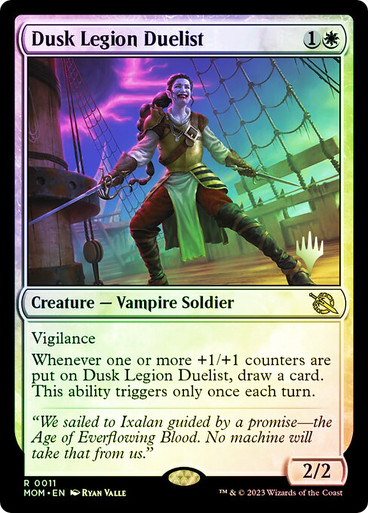 Dusk Legion Duelist March of the Machine Promo Foil