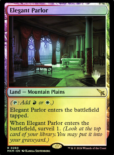 ElegantParlor__48431 Elegant Parlor Murders at Karlov Manor Promo Foil Version en Español