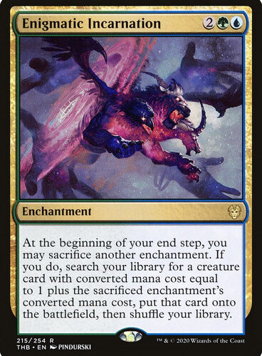 EnigmaticIncarnation__76507 Enigmatic Incarnation (#215) Theros Beyond Death