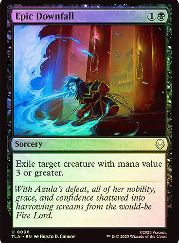 EpicDownfall__83439 Epic Downfall Avatar: The Last Airbender Foil