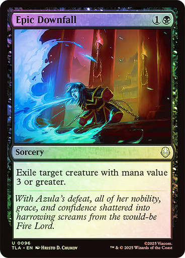 Epic Downfall Avatar: The Last Airbender Foil