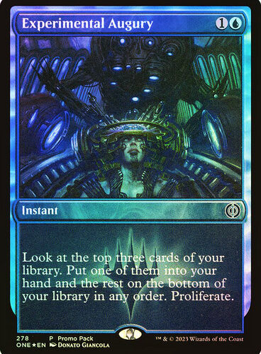 Experimental Augury Phyrexia: All Will Be One Promo Foil Version en Español