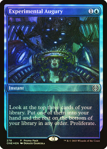 Experimental Augury Phyrexia: All Will Be One Promo Foil Version en Español