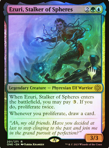 Ezuri, Stalker of Spheres Phyrexia: All Will Be One Promo Foil