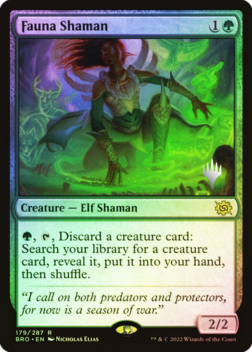 Fauna Shaman the Brothers' War Promo Foil