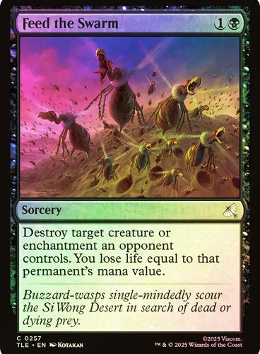 FeedTheSwarm__44653 Feed the Swarm Avatar: The Last Airbender Eternal Foil