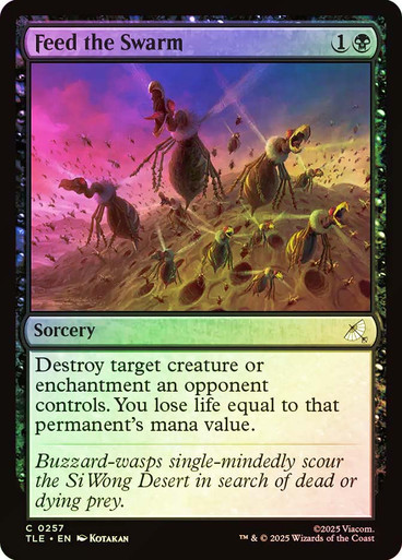 Feed the Swarm Avatar: The Last Airbender Eternal Foil