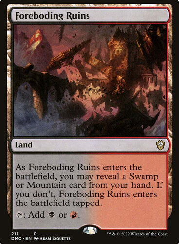 ForebodingRuins__54918 Foreboding Ruins Dominaria United Commander