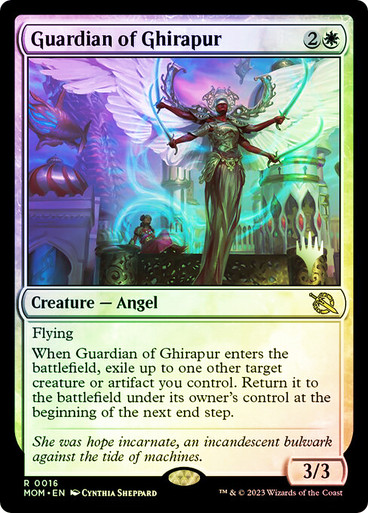 Guardian of Ghirapur March of the Machine Promo Foil