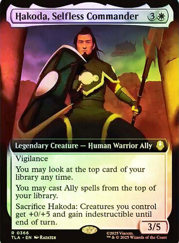Hakoda, Selfless Commander Avatar: The Last Airbender Foil