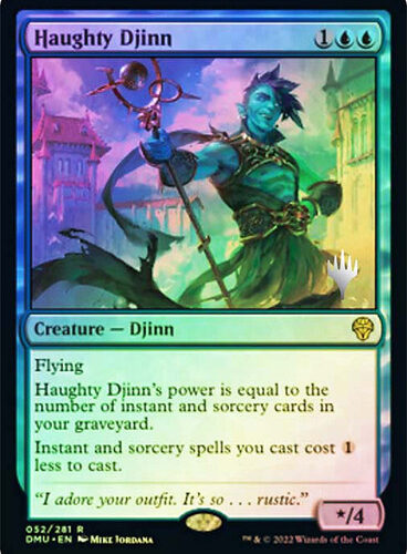 Haughty Djinn Dominaria United Promo Foil