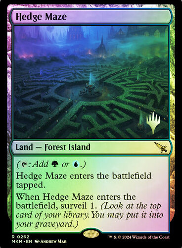 Hedge Maze Murders at Karlov Manor Promo Foil versión en Español
