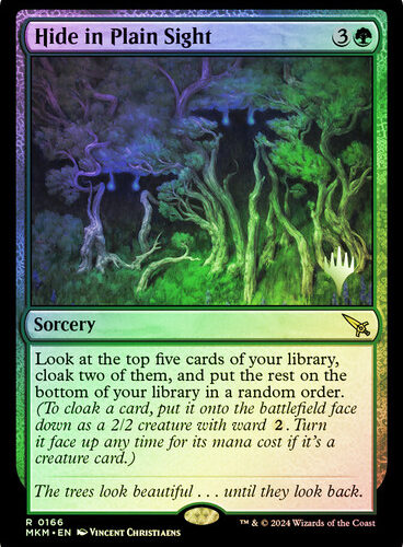 Hide in Plain Sight Murders at Karlov Manor Promo Foil Version en Español