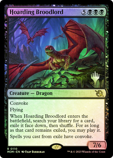 Hoarding Broodlord March of the Machine Promo Foil