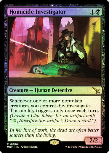 Homicide Investigator Murders at Karlov Manor Promo Foil Version en Español