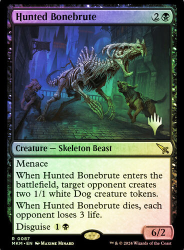 Hunted Bonebrute Murders at Karlov Manor Promo Foil Version en Español