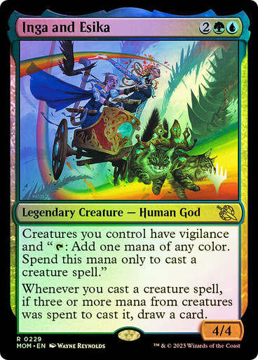 Inga and Esika March of the Machine Promo Foil