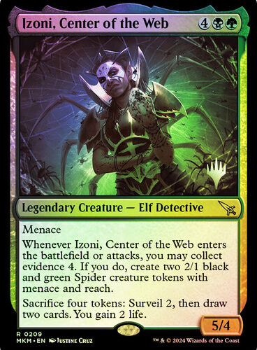 Izoni, Center of the Web Murders at Karlov Manor Promo FoilVersion en Español