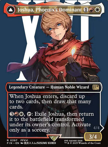 Joshua, Phoenix's Dominant // Phoenix, Warden of Fire (#397) FINAL FANTASY