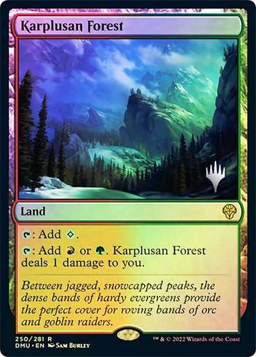 Karplusan Forest Dominaria United Promo Foil