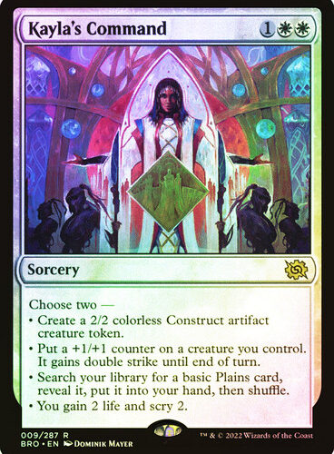 Kayla's Command The Brothers' War Foil