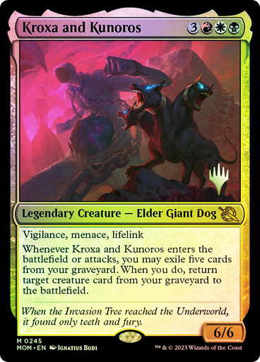 Kroxa and Kunoros March of the Machine Promo Foil