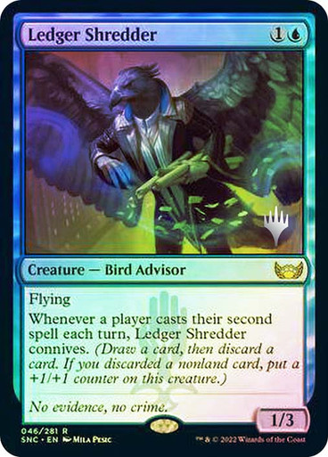 Ledger Shredder Streets of New Capenna) Promo Foil