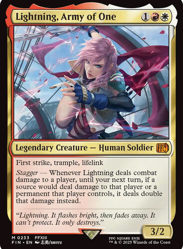 Lightning, Army of One