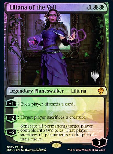Liliana of the Veil Dominaria United Promo Foil