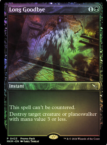 Long Goodbye Murders at Karlov Manor Promo Foil