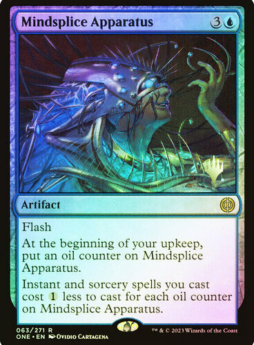 Mindsplice Apparatus Phyrexia: All Will Be One Promo Foil Version en Español