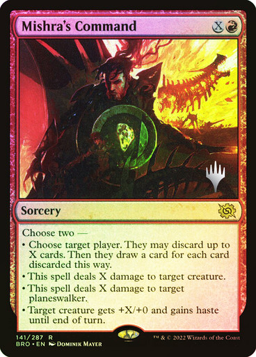 Mishra's Command The Brothers' War Promo Foil