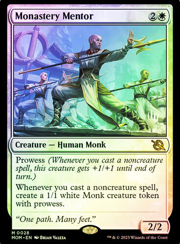 Monastery Mentor March of the Machine Promo Foil