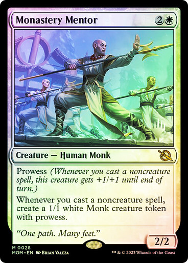 MonasteryMentor__18504 Monastery Mentor March of the Machine Promo Foil