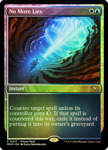 No More Lies Murders at Karlov Manor Promo Foil