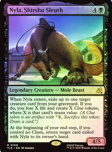 NylaShirshuSleuth__78596 Nyla, Shirshu Sleuth Avatar: The Last Airbender Eternal Foil