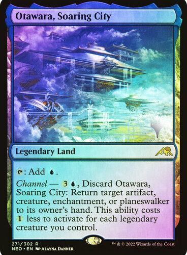 OtawaraSoaringCity__29224 Otawara, Soaring City (Promo) (Kamigawa: Neon Dynasty) Version en Español Foil