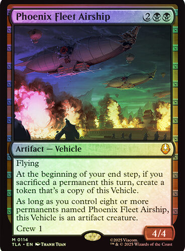 Phoenix Fleet Airship Avatar: The Last Airbender Foil
