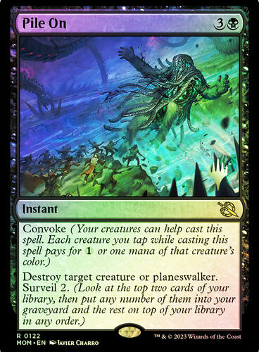 Pile On March of the Machine Promo Foil