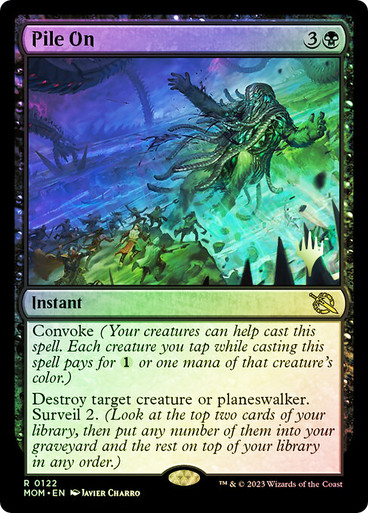 Pile On March of the Machine Promo Foil