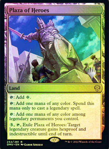 PlazaOfHeroes__11315 Plaza of Heroes Dominaria United Promo Foil Version en Español
