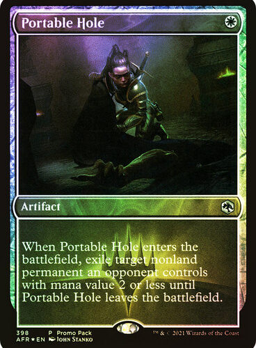 Portable Hole Adventures in the Forgotten Realms Promo Foil  Version en Español